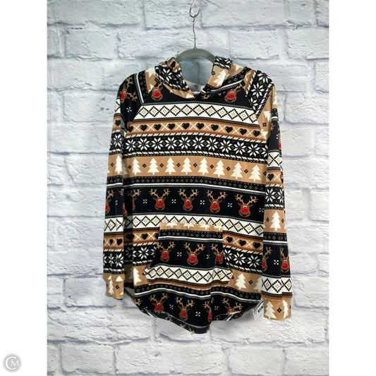 Sweatshirt Hoodie By No Boundaries In Black & Brown, Size: Xxl