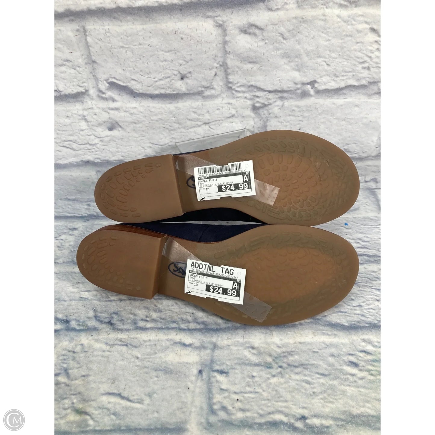 Shoes Flats By Sofft In Navy, Size: 10