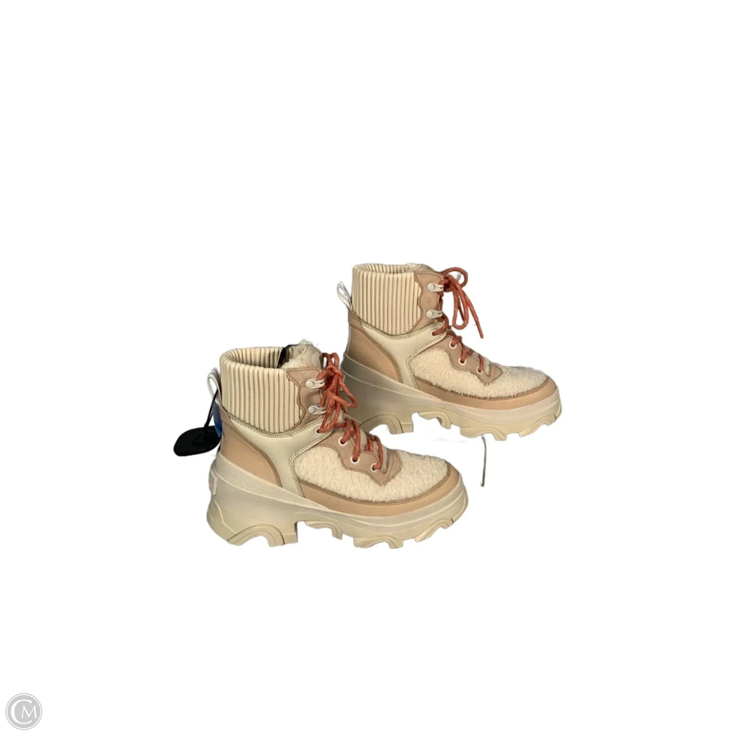 Boots Rain By Sorel In Cream, Size: 7.5