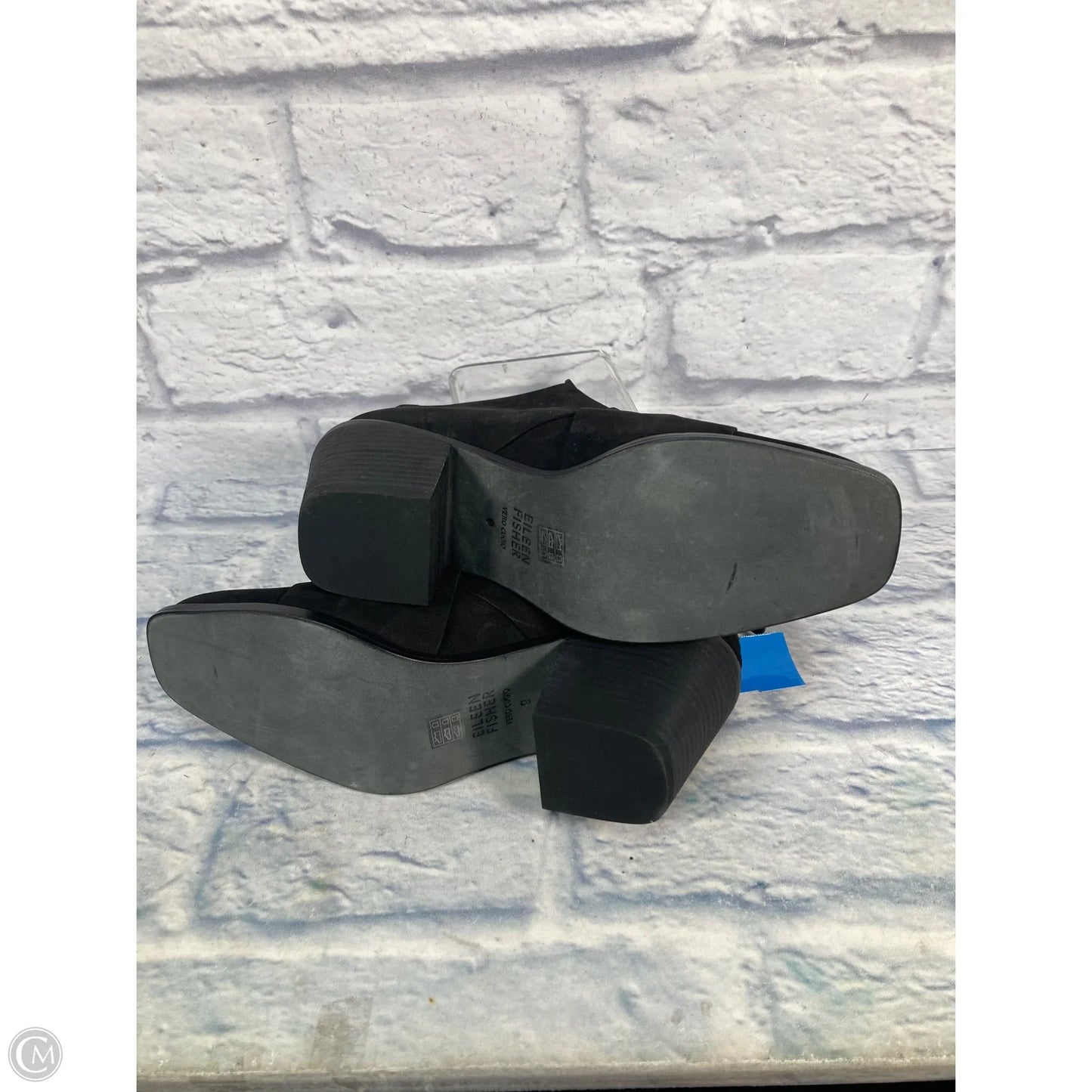 Boots Ankle Heels By Eileen Fisher In Black, Size: 9