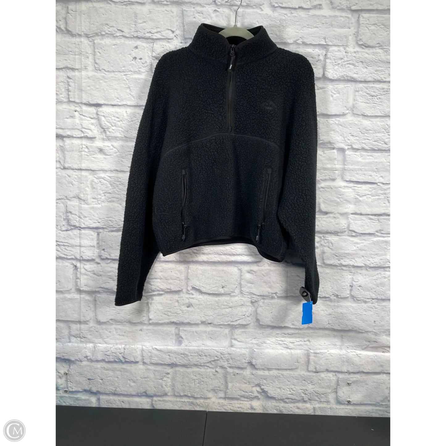 Jacket Faux Fur & Sherpa By Tna In Black, Size: L