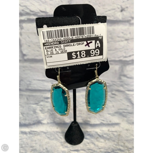 Earrings Dangle/drop By Kendra Scott