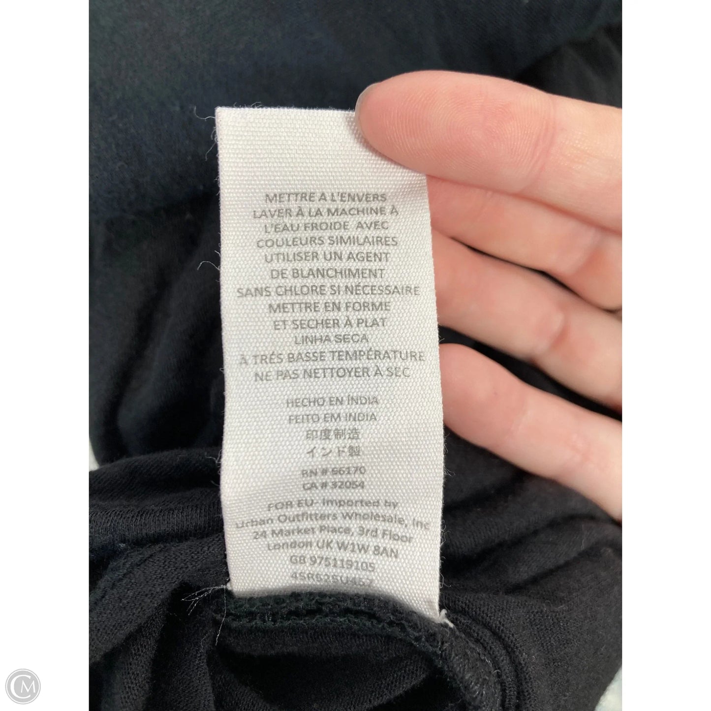 Tunic Short Sleeve By Free People In Black & Red, Size: L