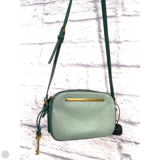 Crossbody Leather By Fossil, Size: Small