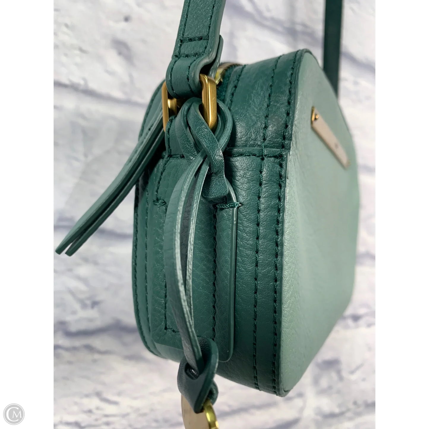 Crossbody Leather By Fossil, Size: Small