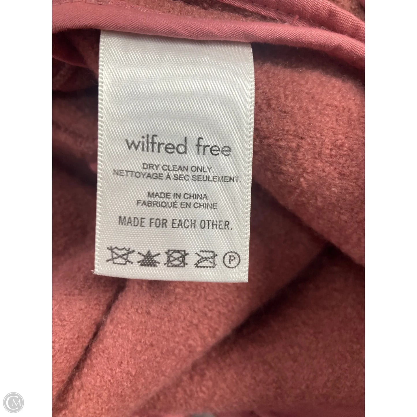 Jacket Shirt By Wilfred In Pink, Size: M