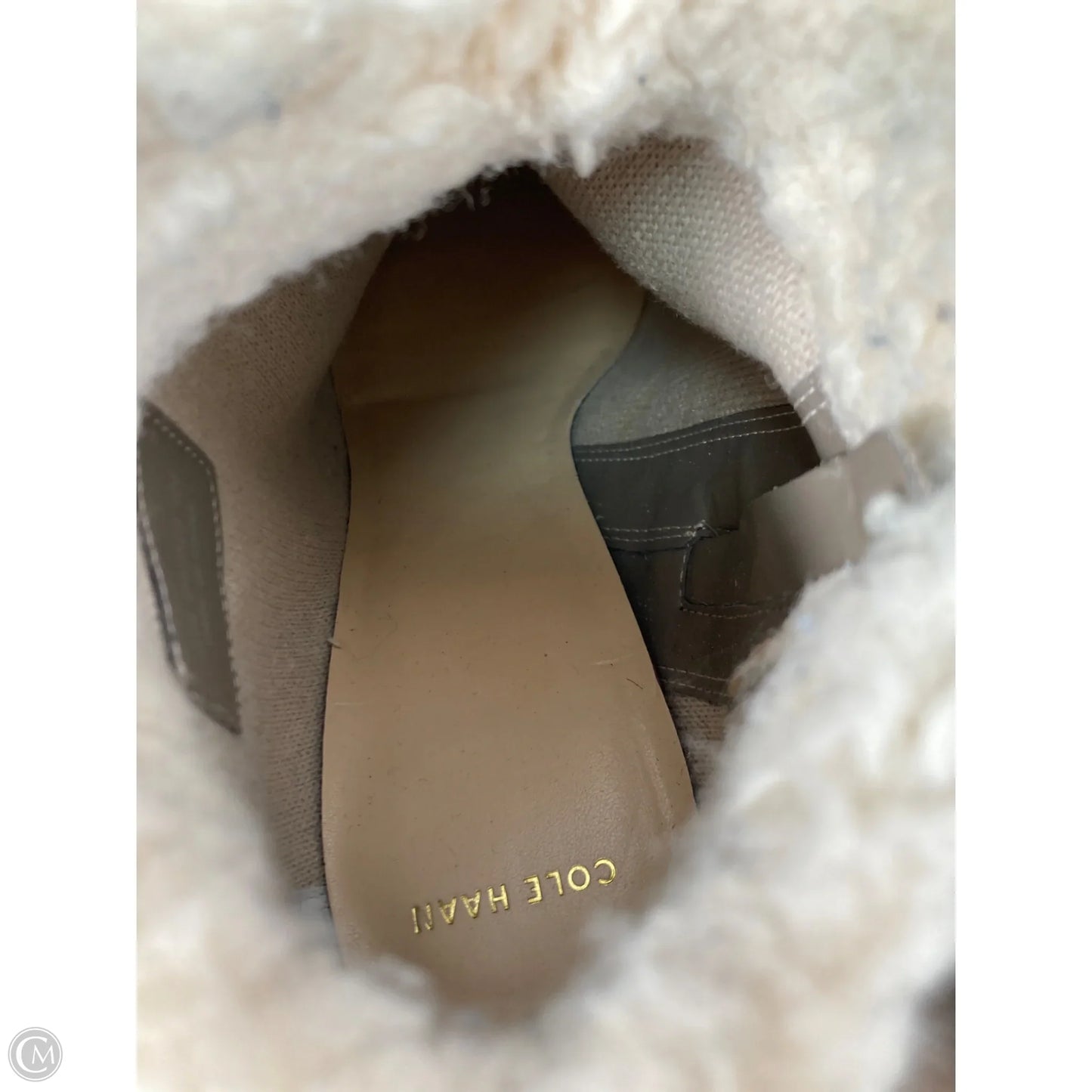 Boots Ankle Heels By Cole-haan In Grey, Size: 10