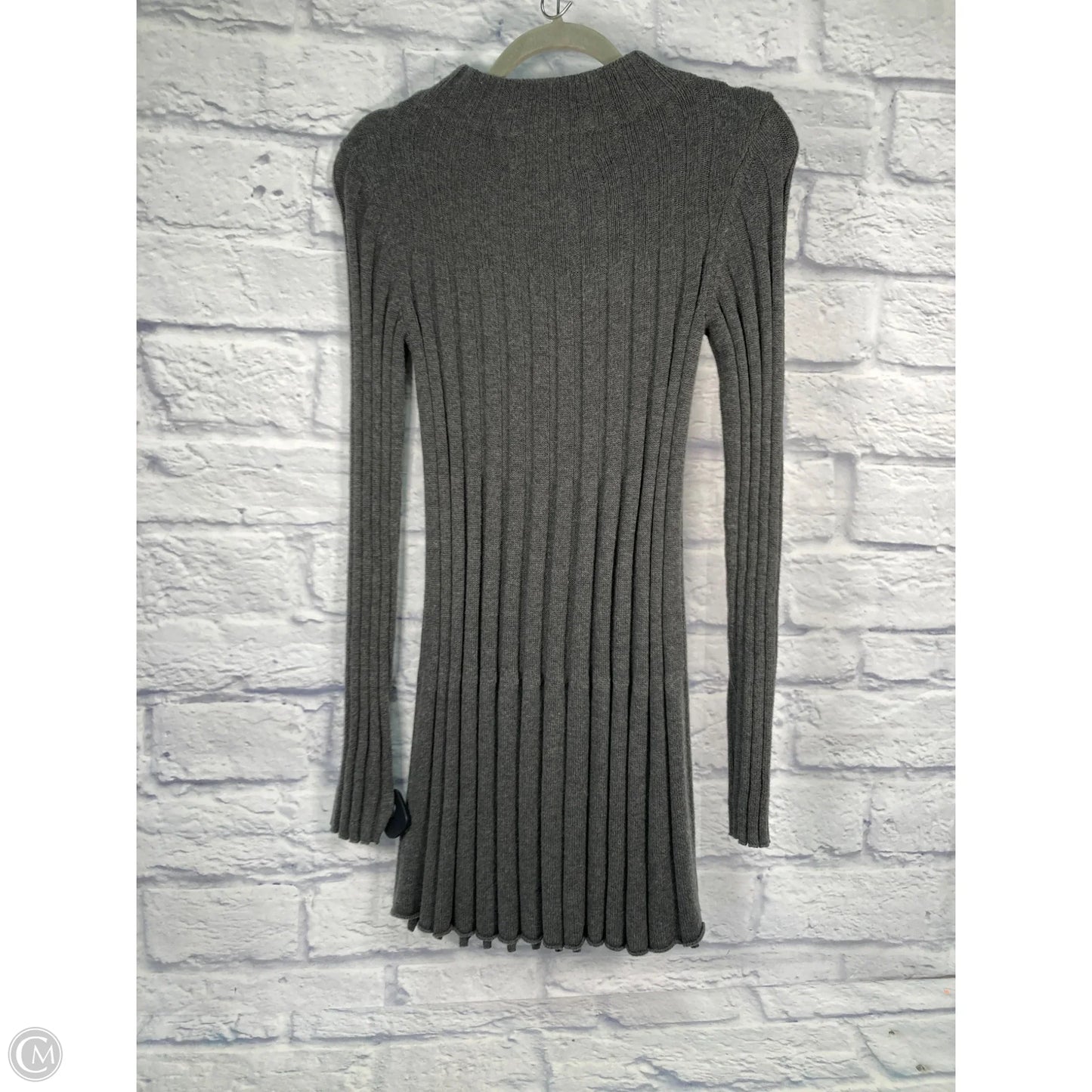 Dress Sweater By Anthropologie In Grey, Size: S