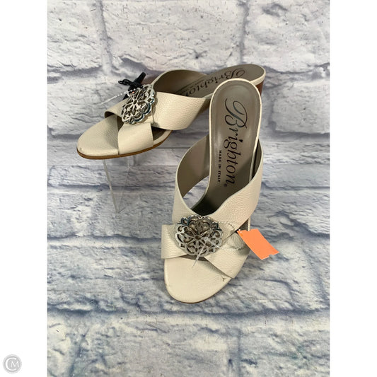 Sandals Heels Block By Brighton In Tan, Size: 7