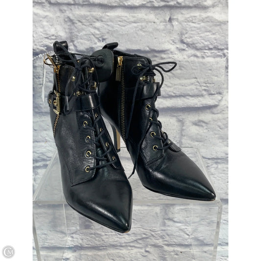 Boots Ankle Heels By Michael By Michael Kors In Black, Size: 6.5