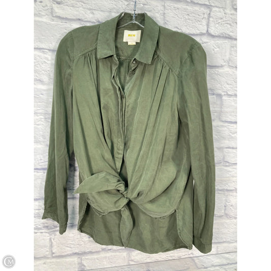 Tunic Long Sleeve By Maeve In Green, Size: Xs