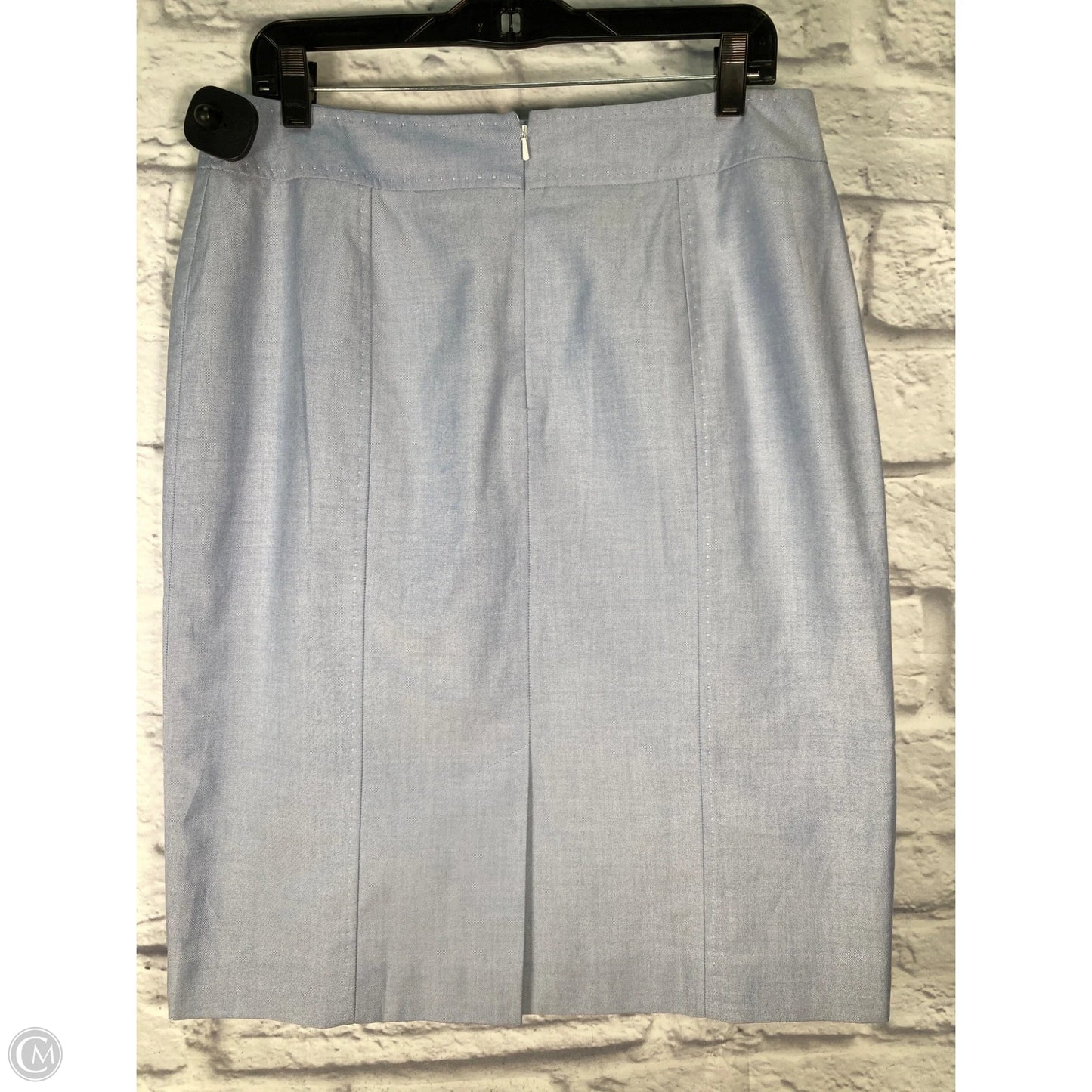 Skirt Midi By Brooks Brothers In Blue, Size: 12p