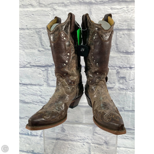 Boots Western By Corral In Brown, Size: 7.5