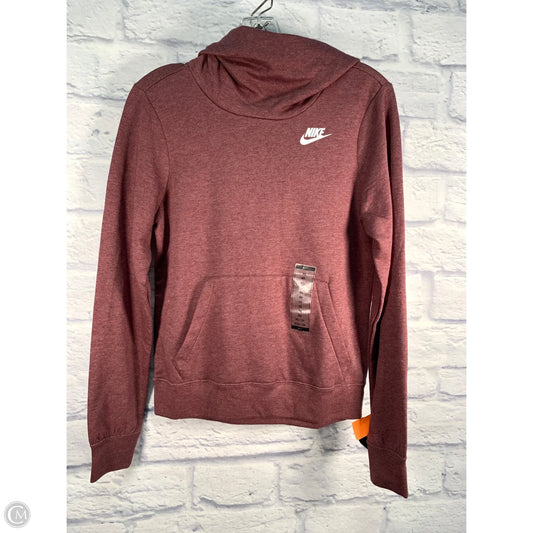 Sweatshirt Hoodie By Nike In Purple, Size: Xs