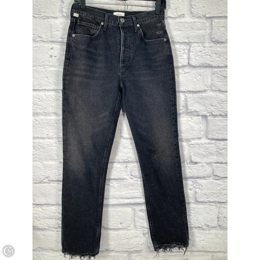 Jeans Straight By Citizens Of Humanity In Black Denim, Size: 2
