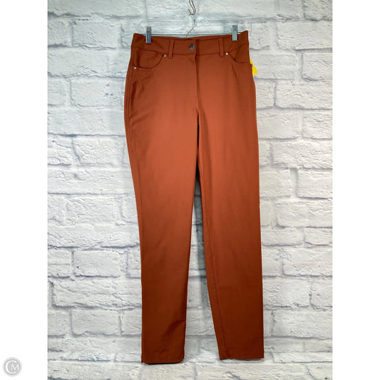 Athletic Pants By Lululemon In Orange, Size: M