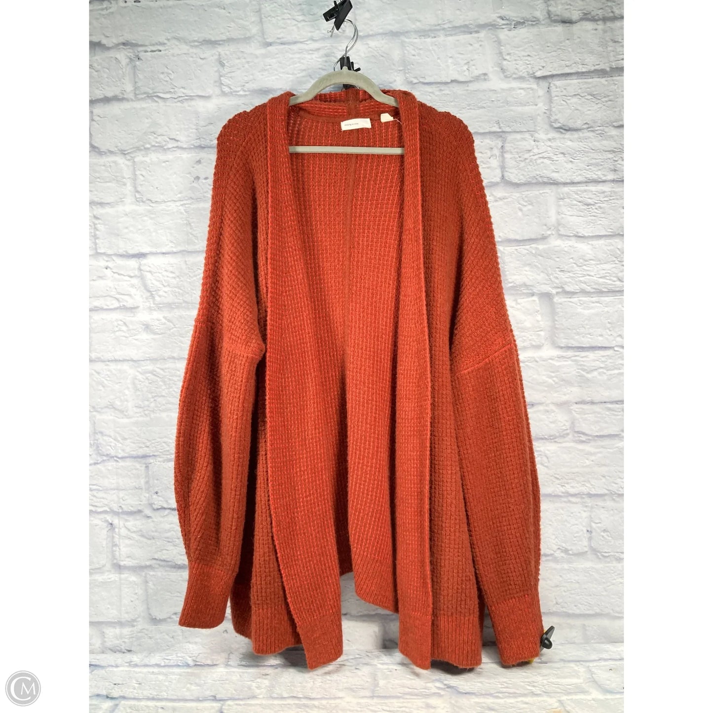 Sweater Cardigan By Sleeping On Snow In Orange, Size: M