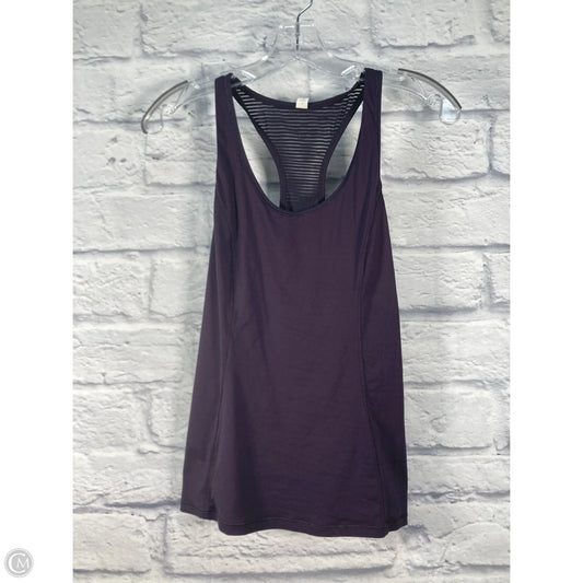 Athletic Tank Top By Lululemon In Purple, Size: S
