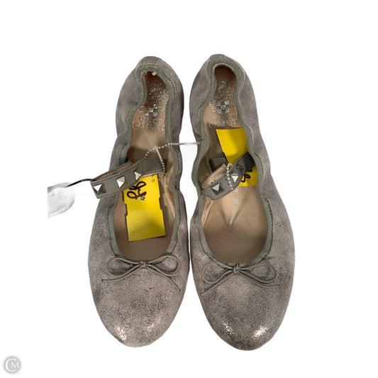Shoes Flats By Vince Camuto In Silver, Size: 8.5