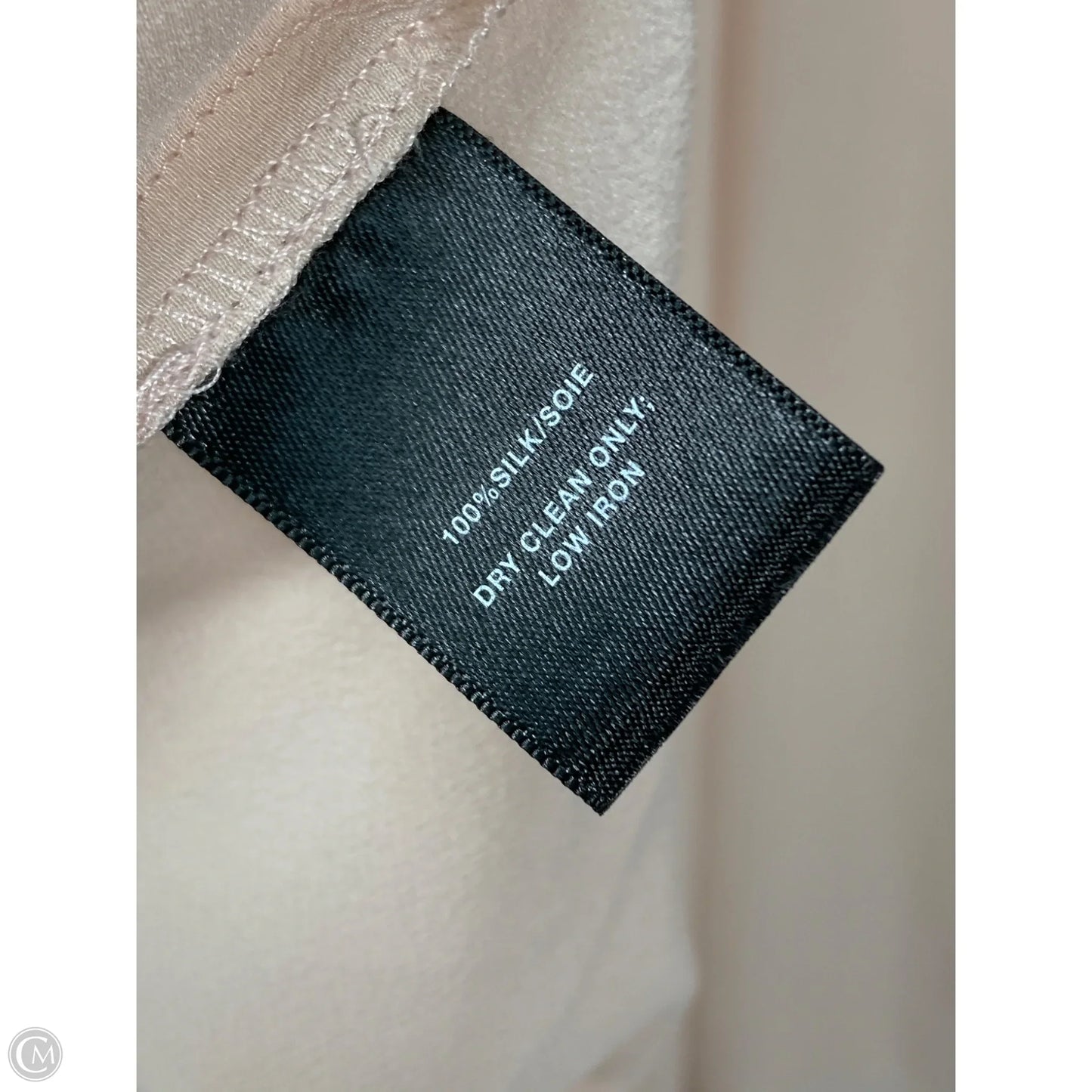 Blouse Designer By Lafayette 148 In Peach, Size: L