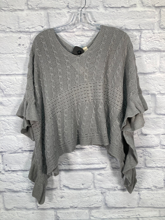 Poncho By Moth In Grey, Size: S