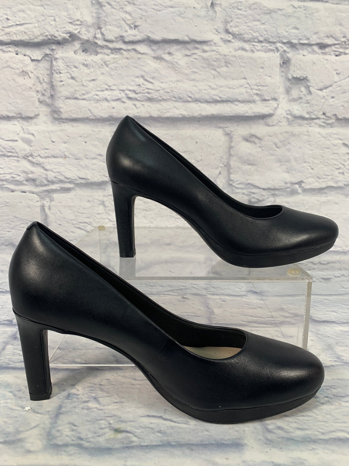 Shoes Heels Stiletto By Clarks In Black, Size: 8.5