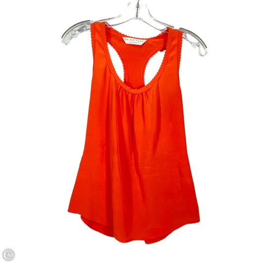 Blouse Sleeveless By Trina Turk In Orange, Size: Xs