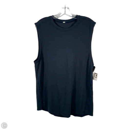 Athletic Tank Top By Lululemon In Navy, Size: M