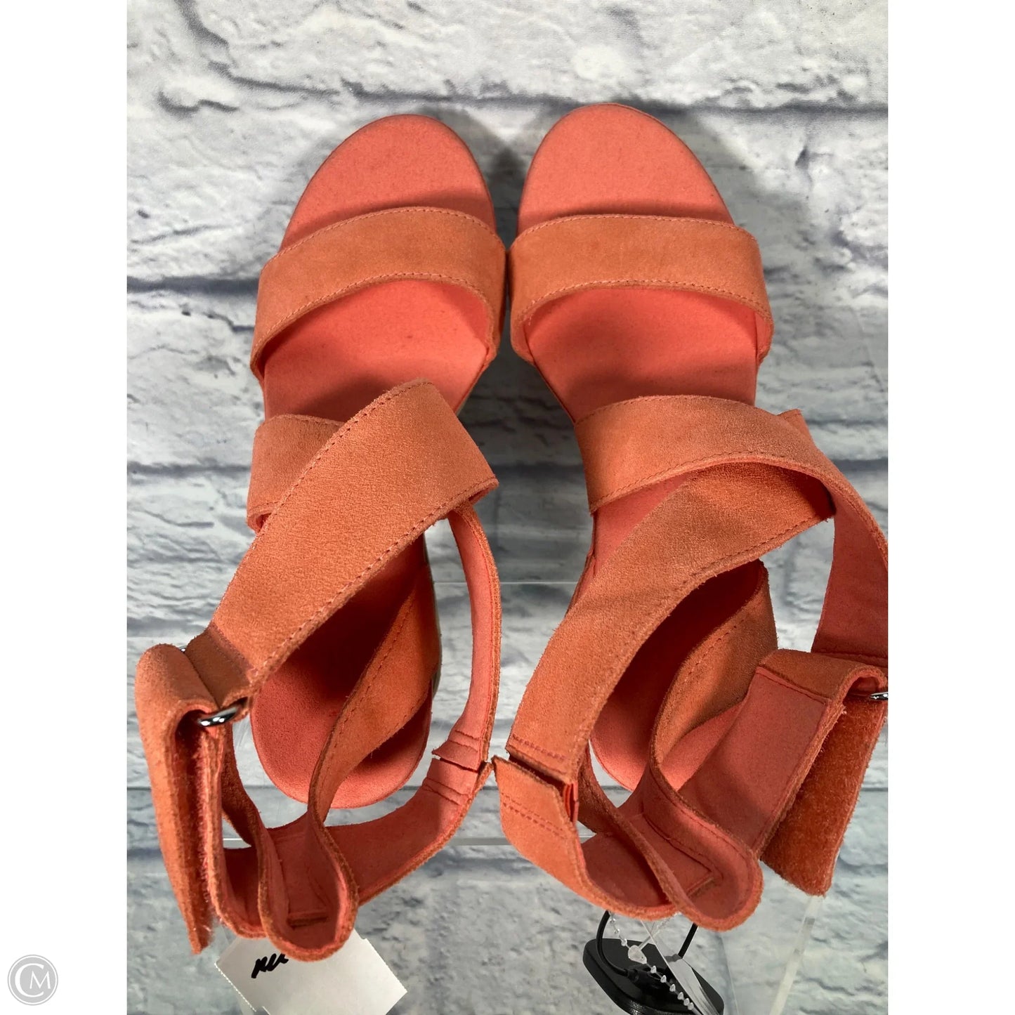 Sandals Designer By Ugg In Orange, Size: 10