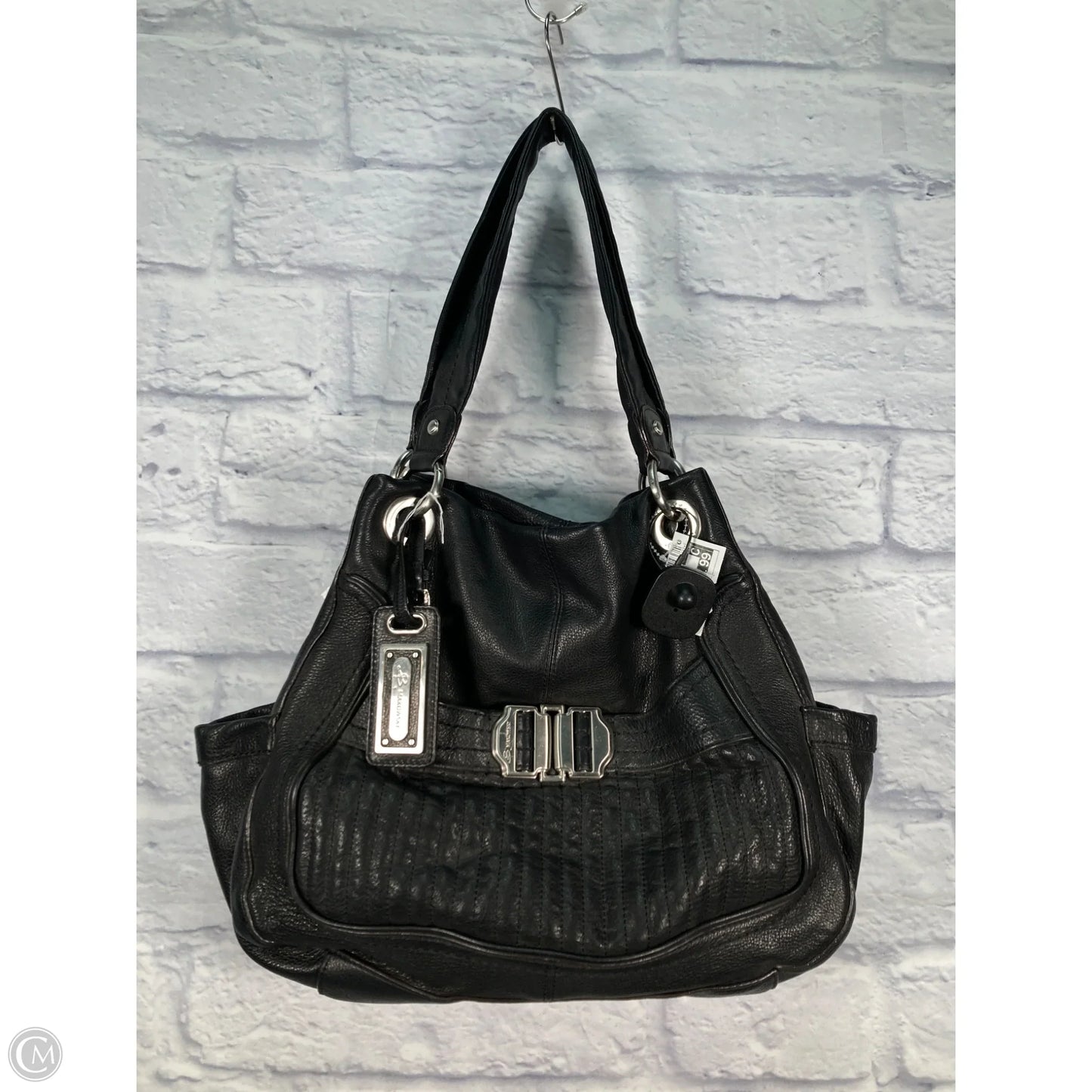 Handbag Leather By B. Makowsky, Size: Large