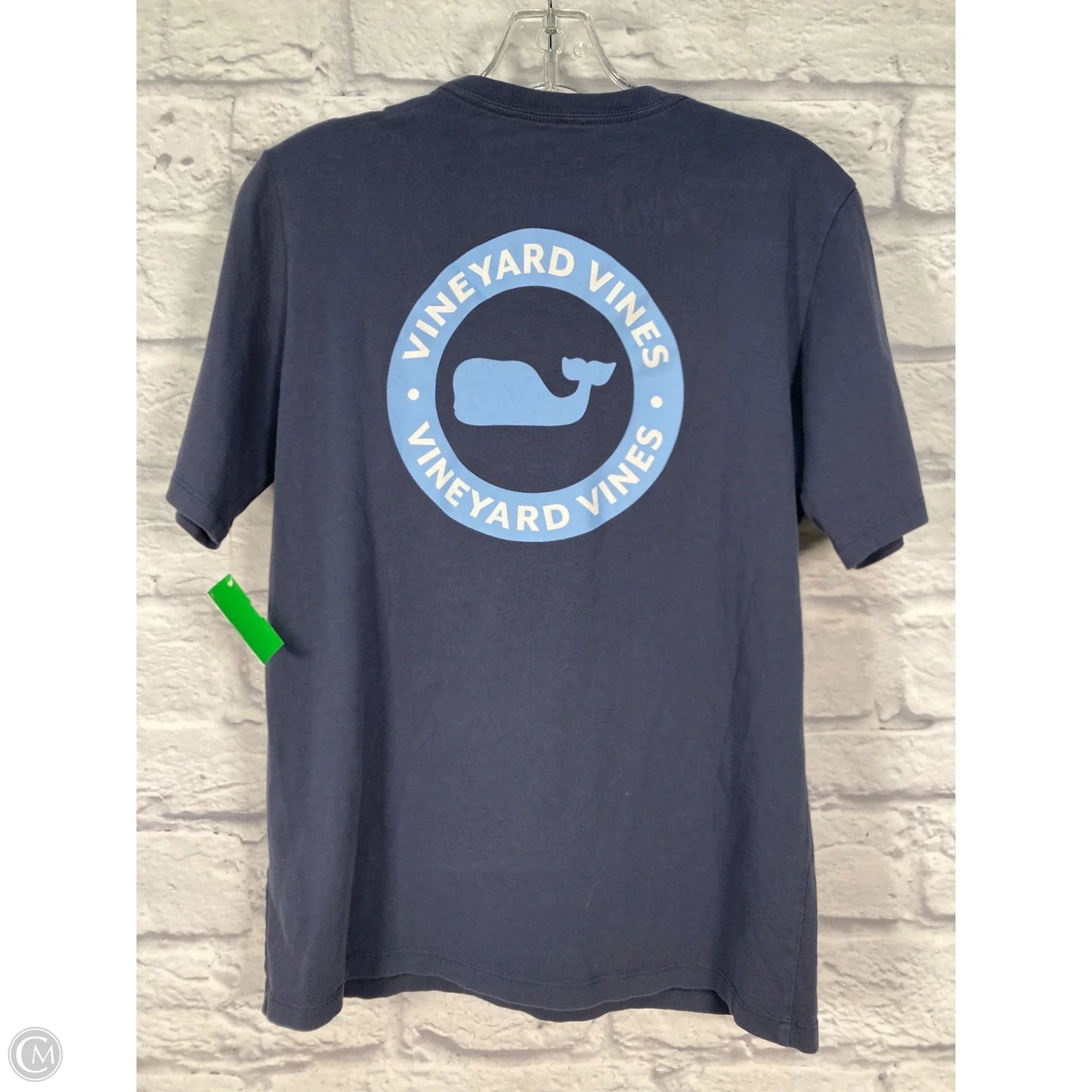 Top Short Sleeve Basic By Vineyard Vines In Blue, Size: L