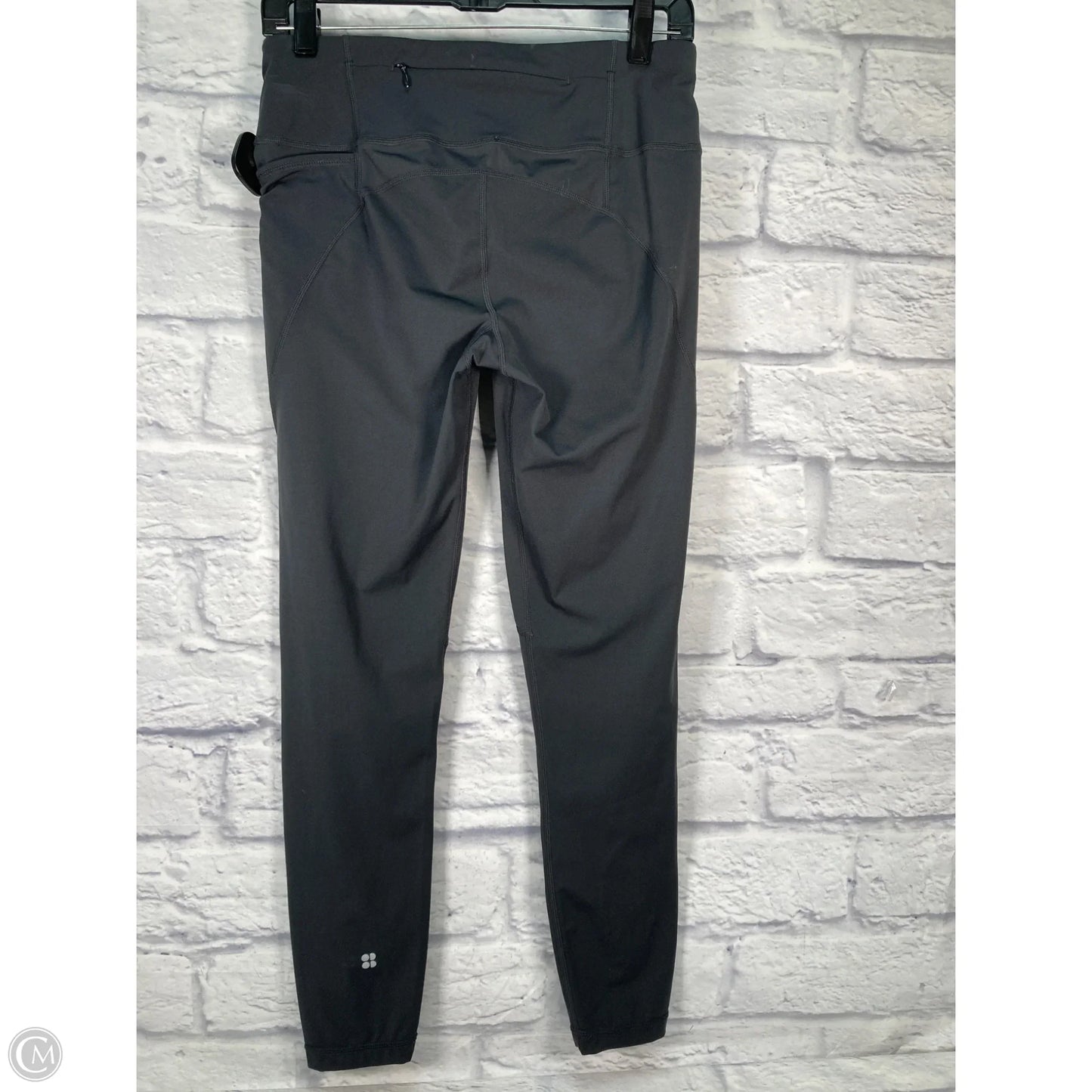 Athletic Leggings By Sweaty Betty In Grey, Size: M