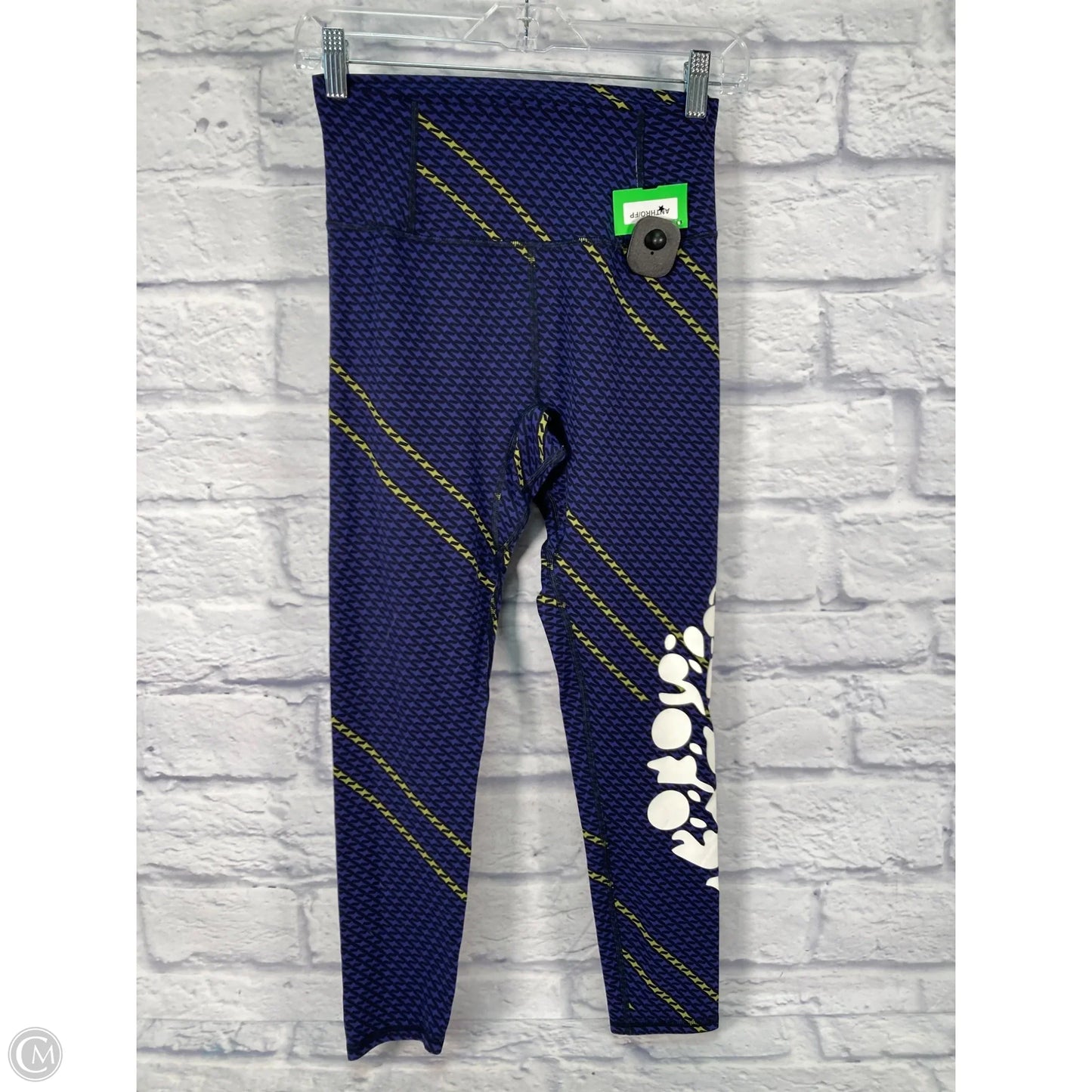 Athletic Leggings By Free People In Black & Blue, Size: S