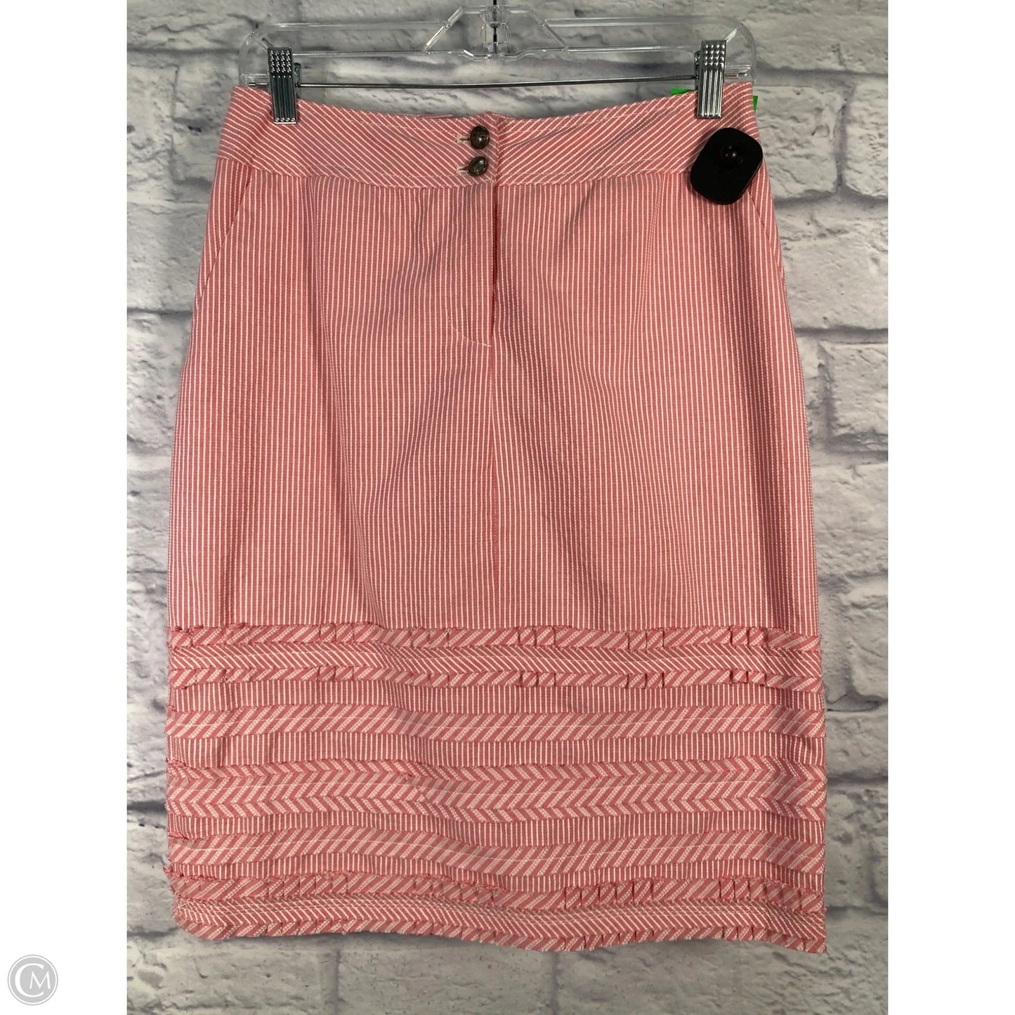 Skirt Midi By Cynthia Steffe In Striped Pattern, Size: 6