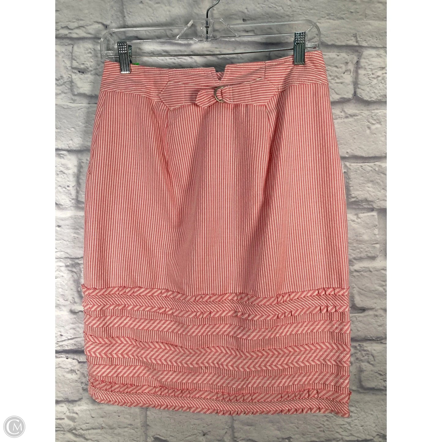 Skirt Midi By Cynthia Steffe In Striped Pattern, Size: 6