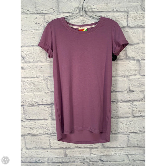 Athletic Top Short Sleeve By Clothes Mentor In Purple, Size: Xxs