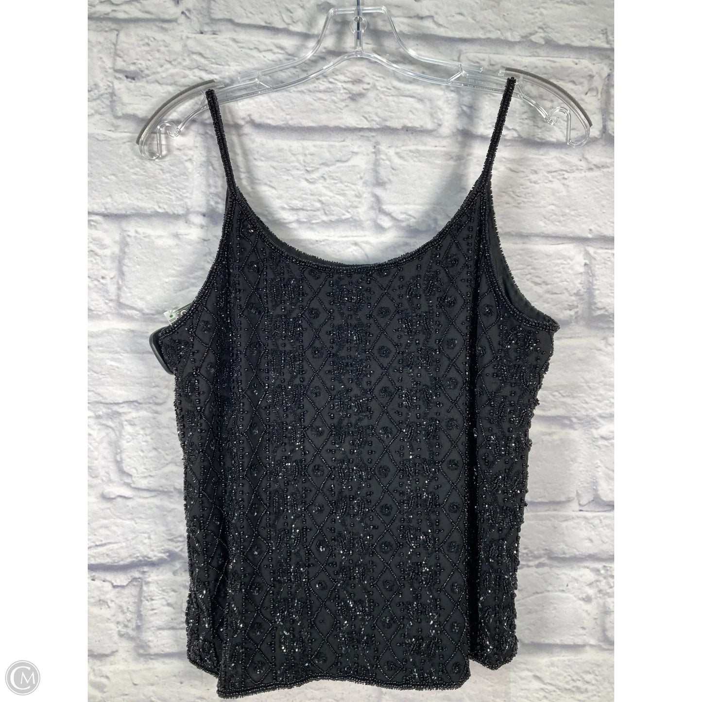 Top Sleeveless By Chicos In Black, Size: M