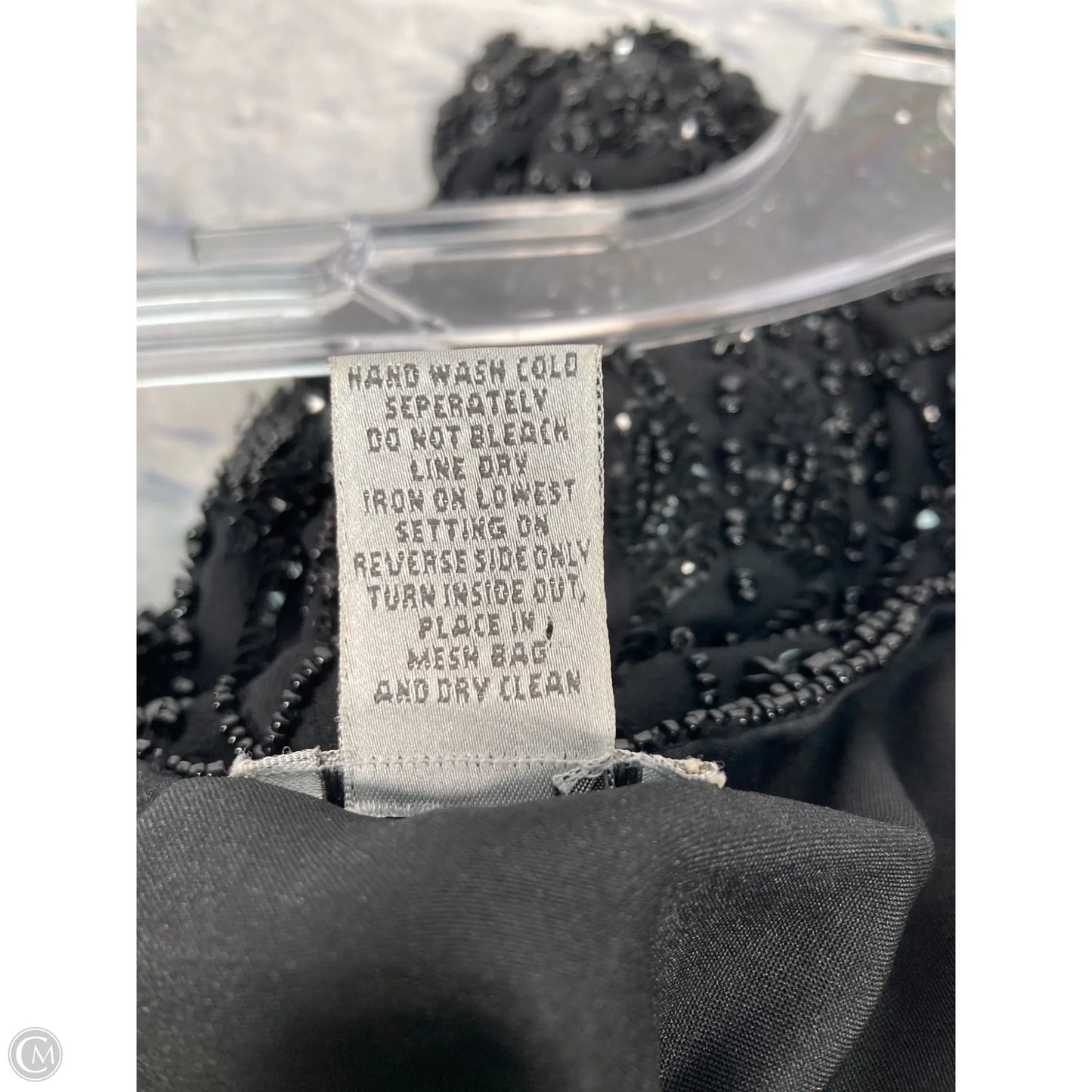 Top Sleeveless By Chicos In Black, Size: M