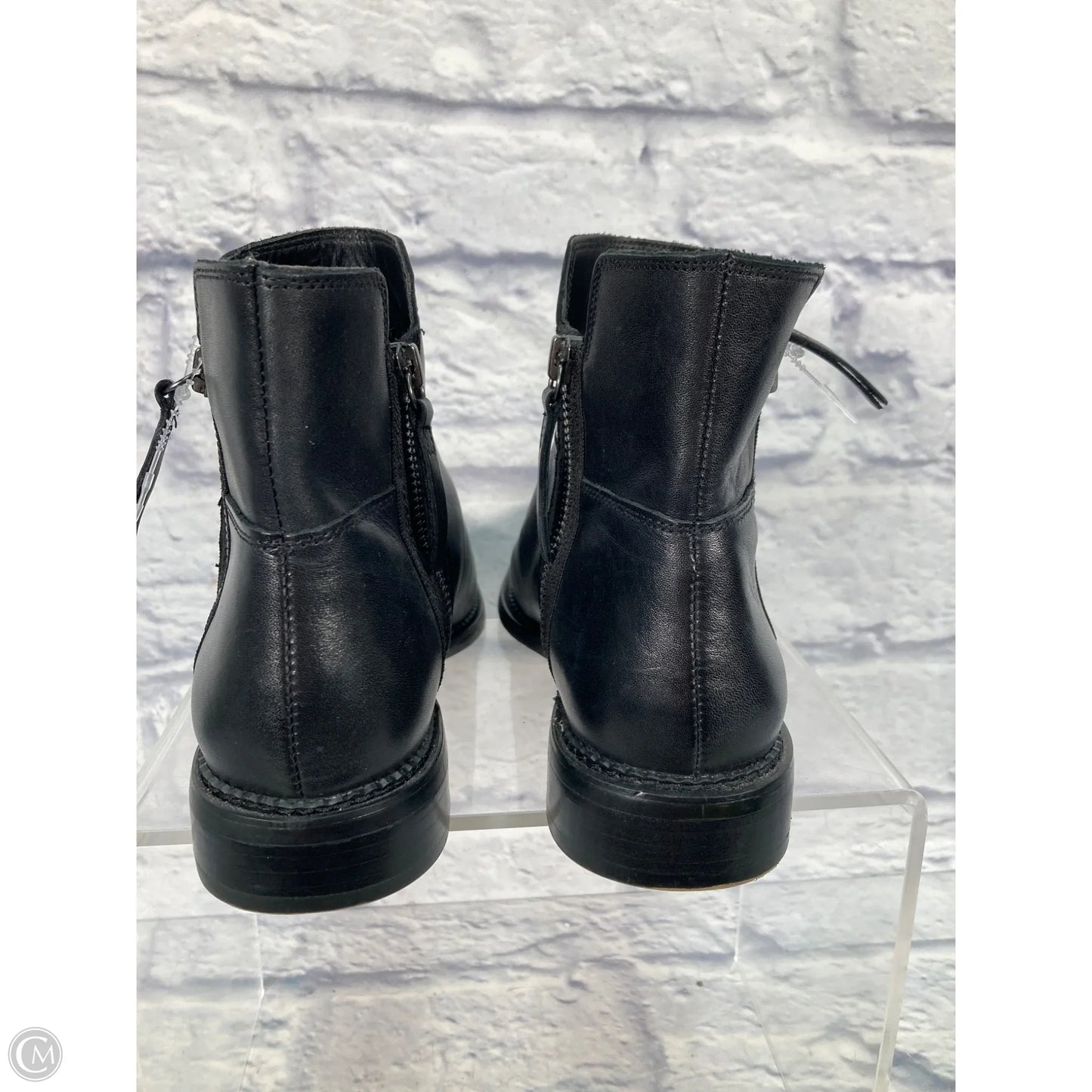 Boots Ankle Heels By Franco Sarto In Black, Size: 8