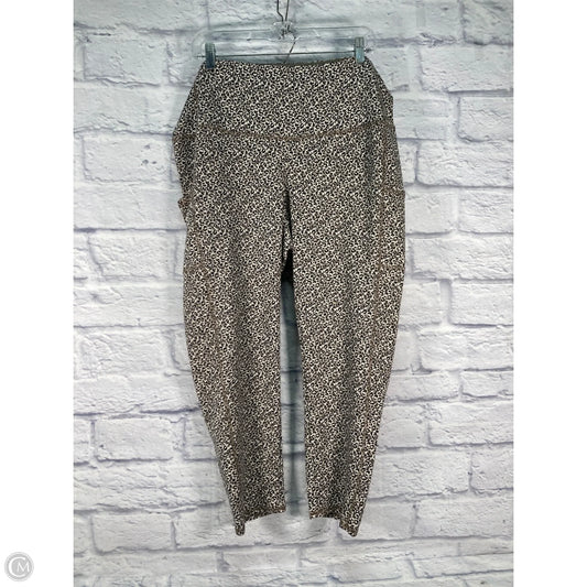 Athletic Leggings By Zenergy By Chicos In Animal Print, Size: Xl