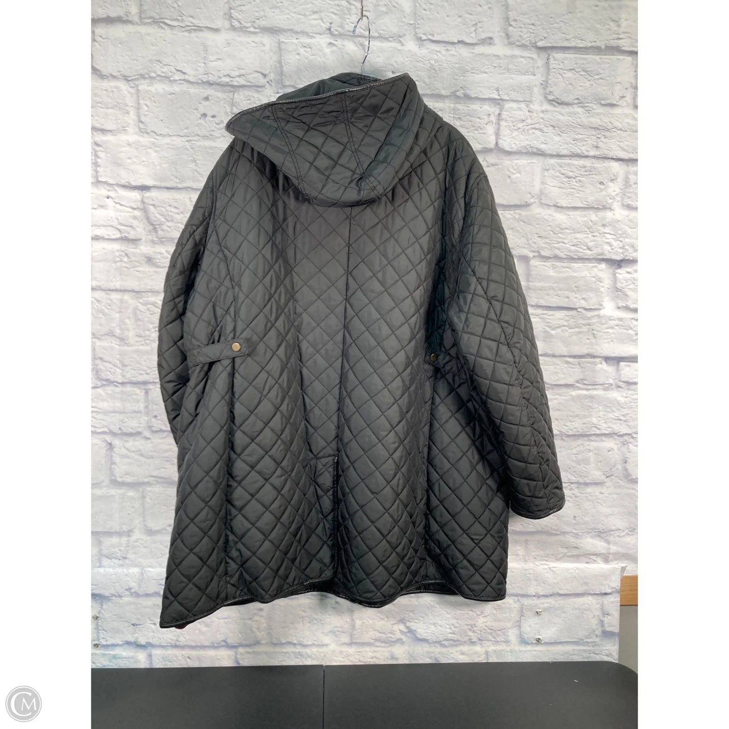 Coat Puffer & Quilted By Lauren By Ralph Lauren In Black, Size: Xl