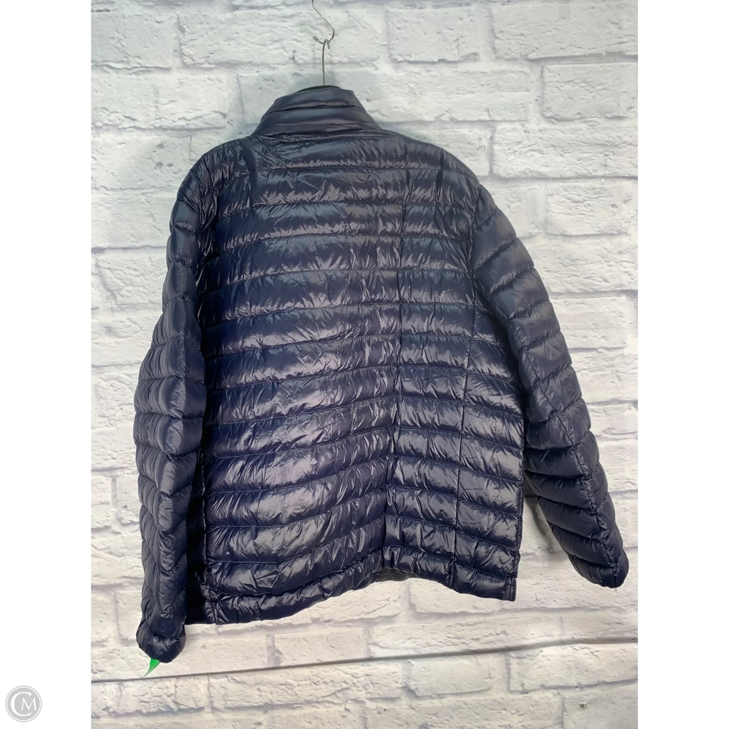 Jacket Puffer & Quilted By Calvin Klein In Blue, Size: Xxl
