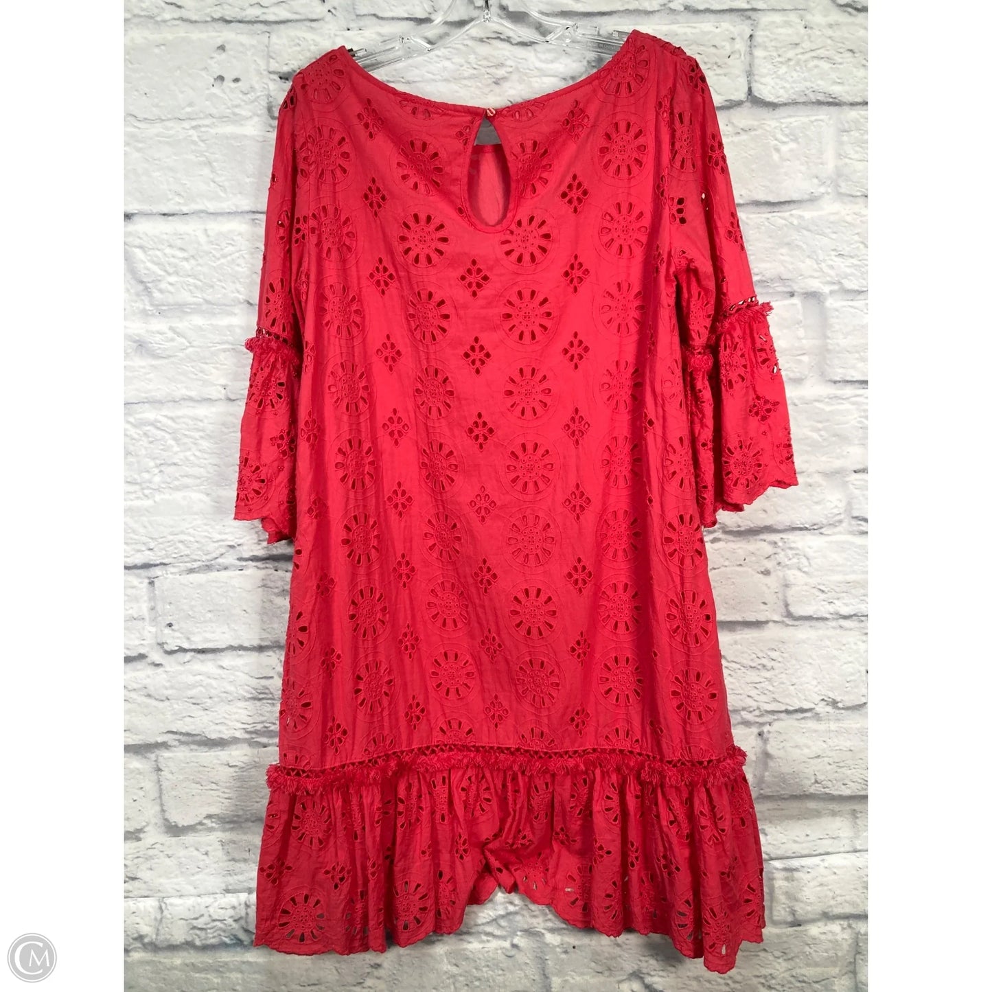 Dress Casual Short By Anthropologie In Pink, Size: S