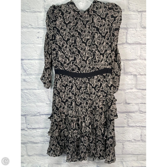 Dress Party Short By Rebecca Taylor In Black & Cream, Size: M