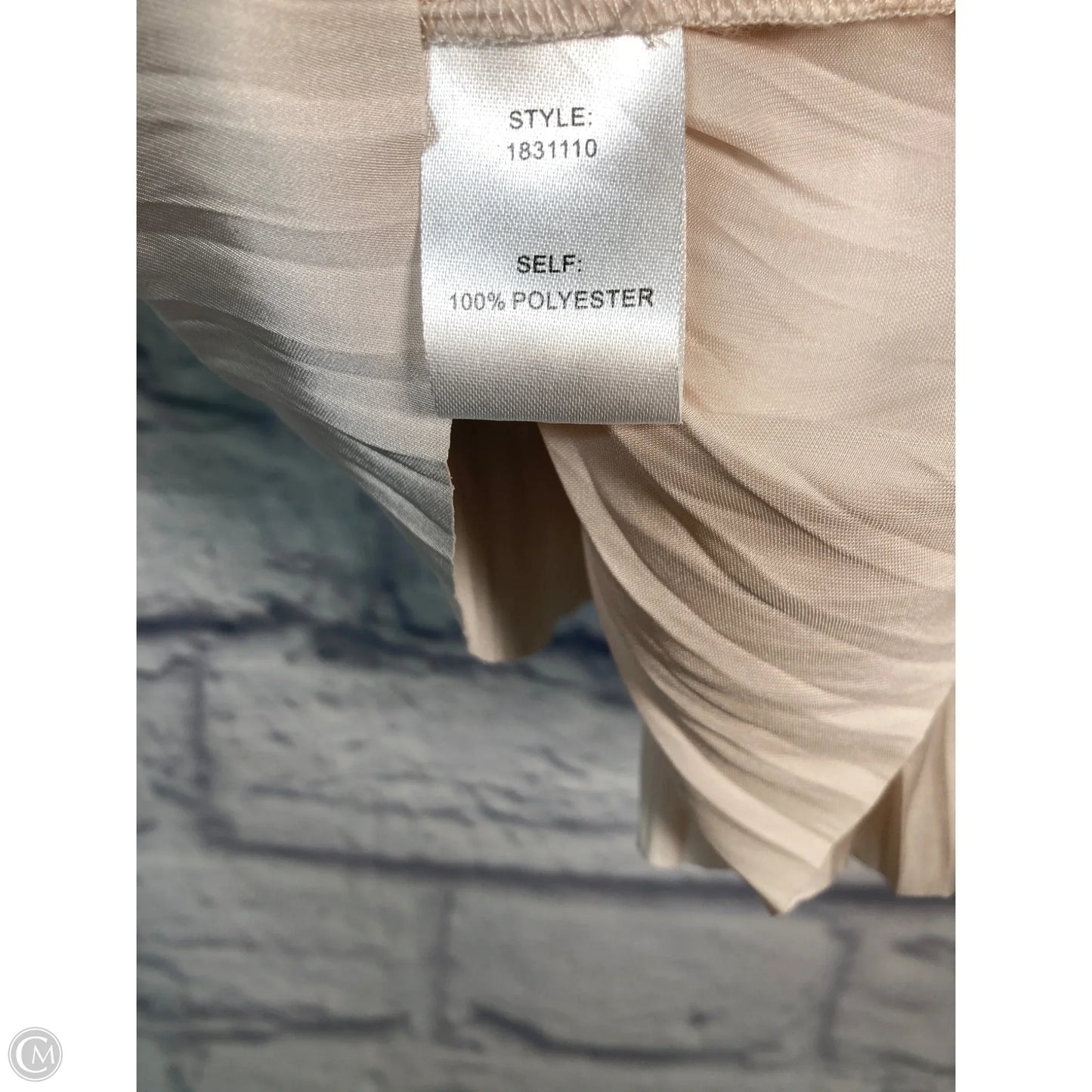 Blouse Sleeveless By Current Air In Cream, Size: Xs