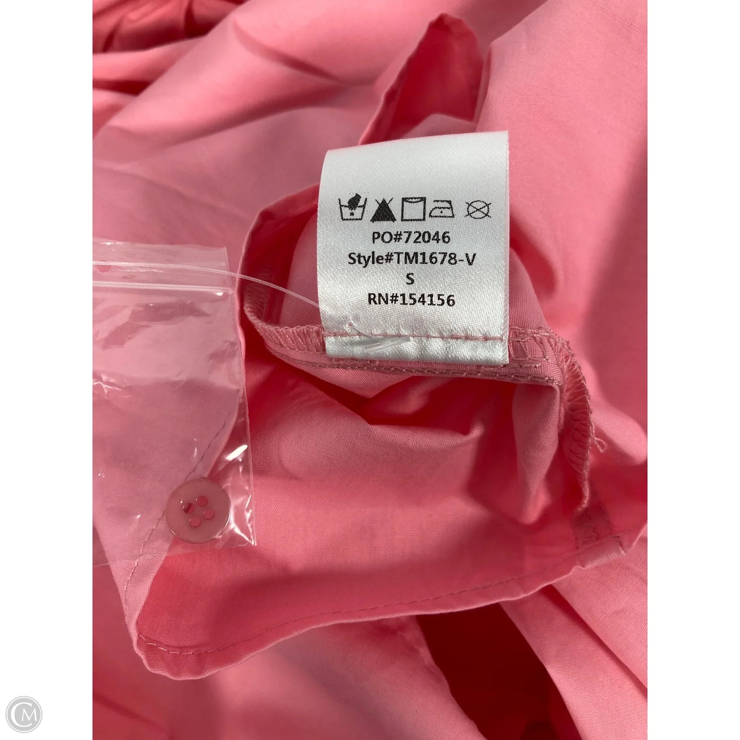 Top Long Sleeve By Clothes Mentor In Pink, Size: S