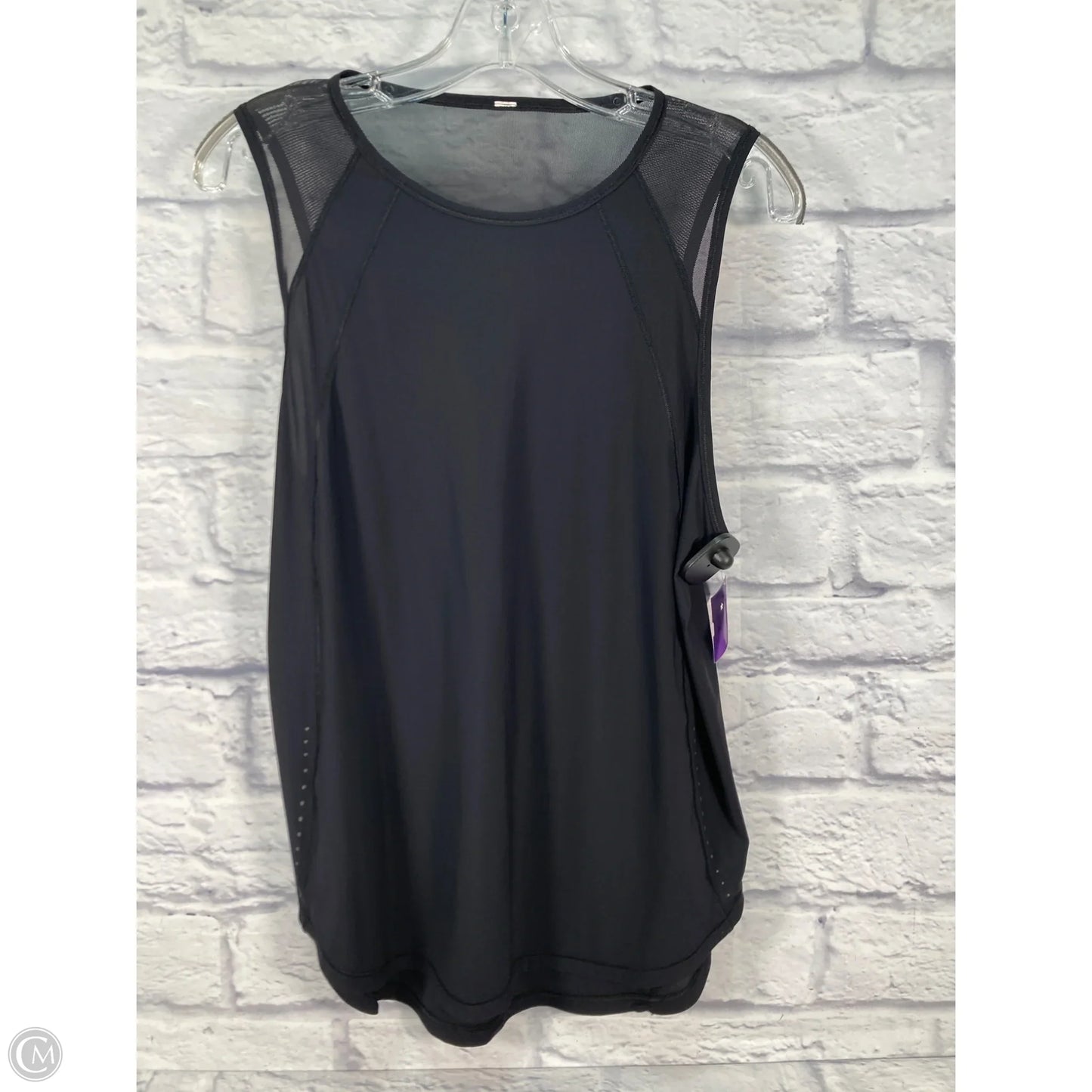 Athletic Tank Top By Lululemon In Black, Size: M