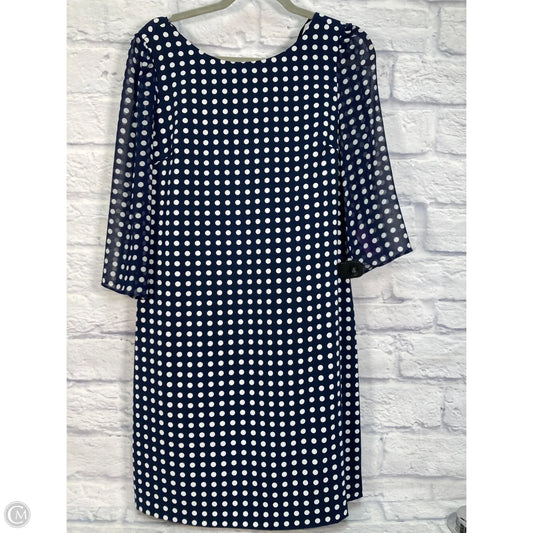 Dress Designer By Karl Lagerfeld In Polkadot Pattern, Size: M