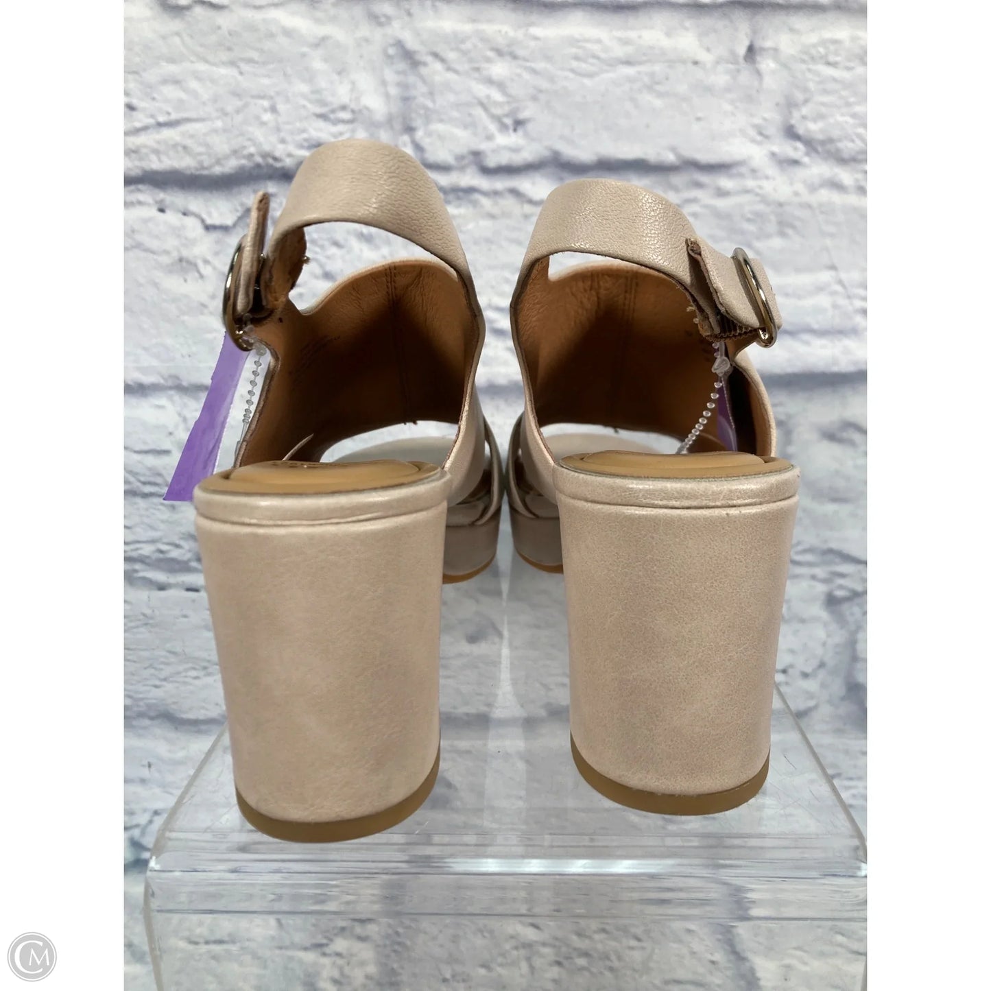 Sandals Heels Block By Sofft In Pink, Size: 7