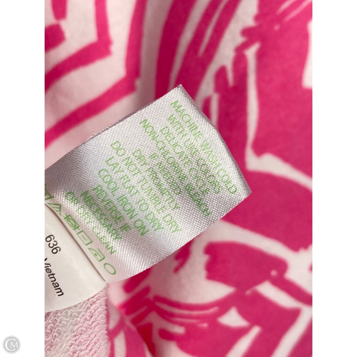 Sweatshirt Designer By Lilly Pulitzer In Pink & White, Size: L